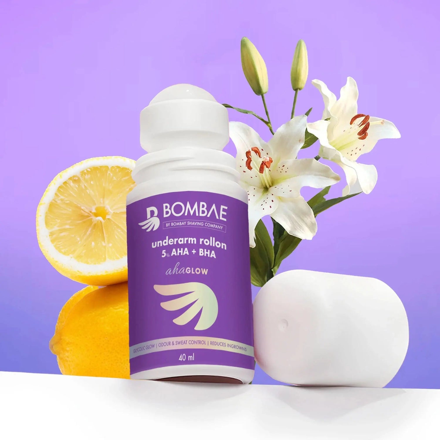  Under Arm Roll On,2% lactic acid for sweat & odor control, alcohol-free, Value pack-Cindenova.com