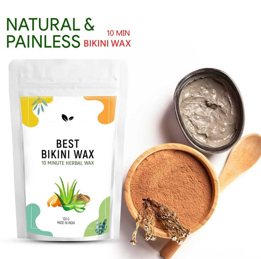 The Natural Bikini Wax (Pack of 1), No chemicals - No Irritation, No Skin rashes for Women and Girls