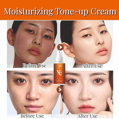 VC Tone-up Cream – Vitamin C (30 ml)Brightening Serum & Skin Tone-Up Essence, Hydrating Anti-Dullness Face Cream with 5 Types of Vitamin C for Glowing Skin