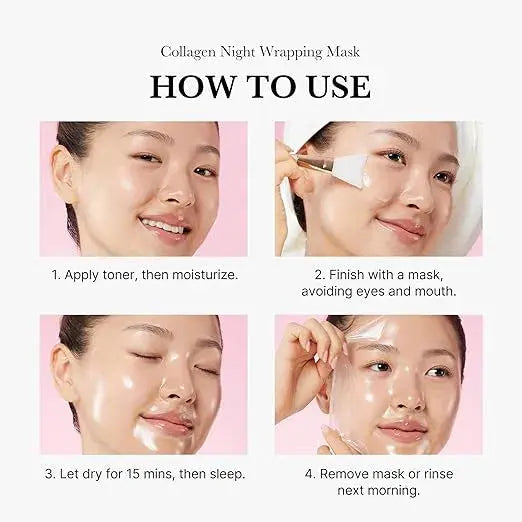 Medicube -Collagen Night Wrapping Mask – 75 ml Peel Off Facial Mask (Pack-1) 1361